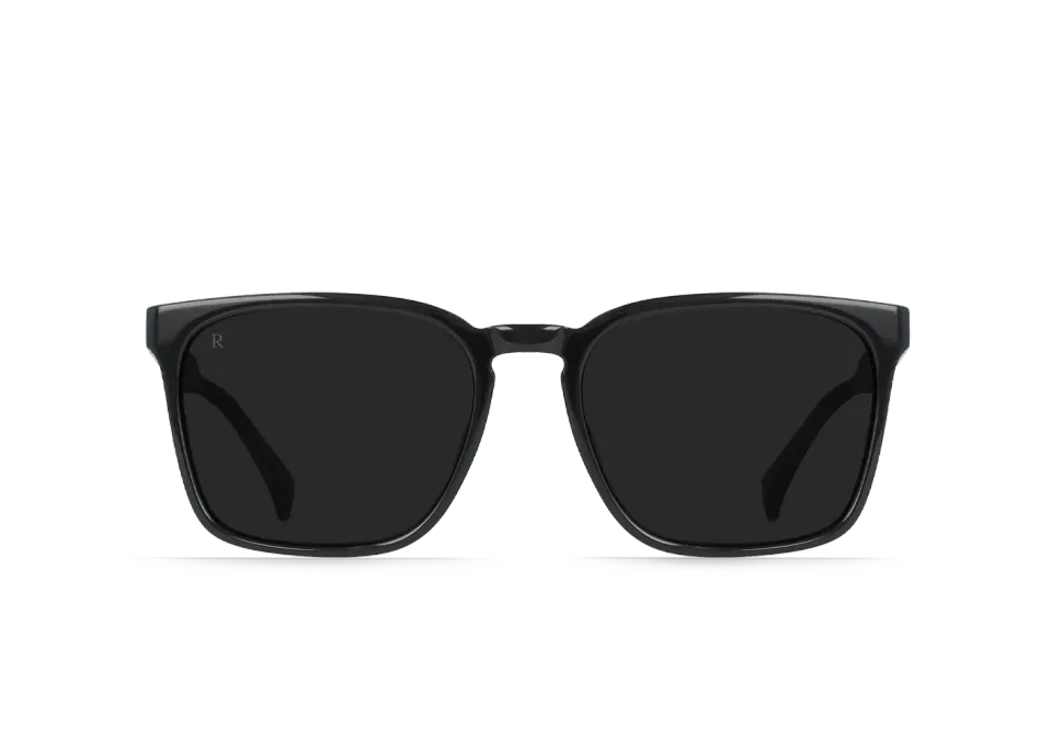 Raen Pierce Black Smoke 55 occhiale da sole squadrato