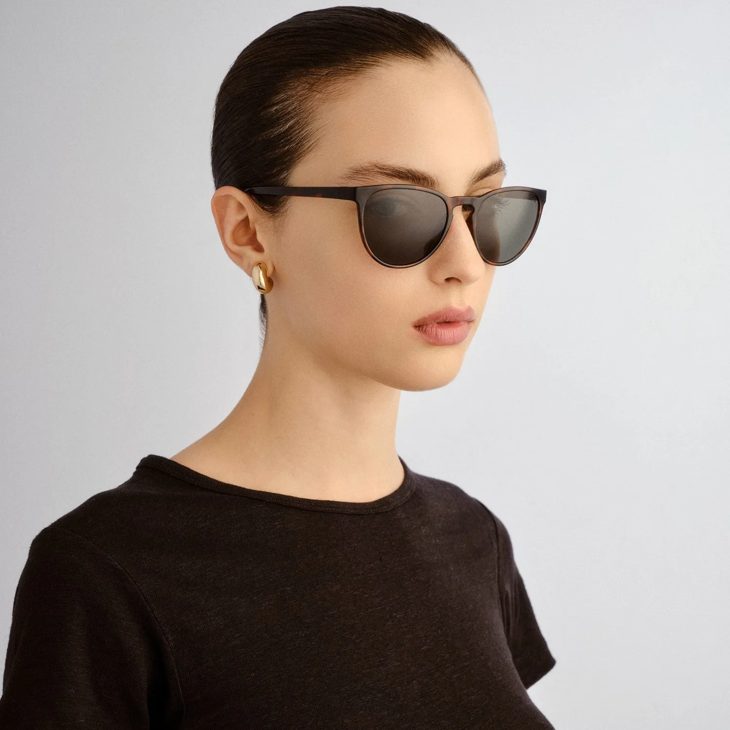 Le Specs Invincible occhiale da sole tartarugato lente kaki