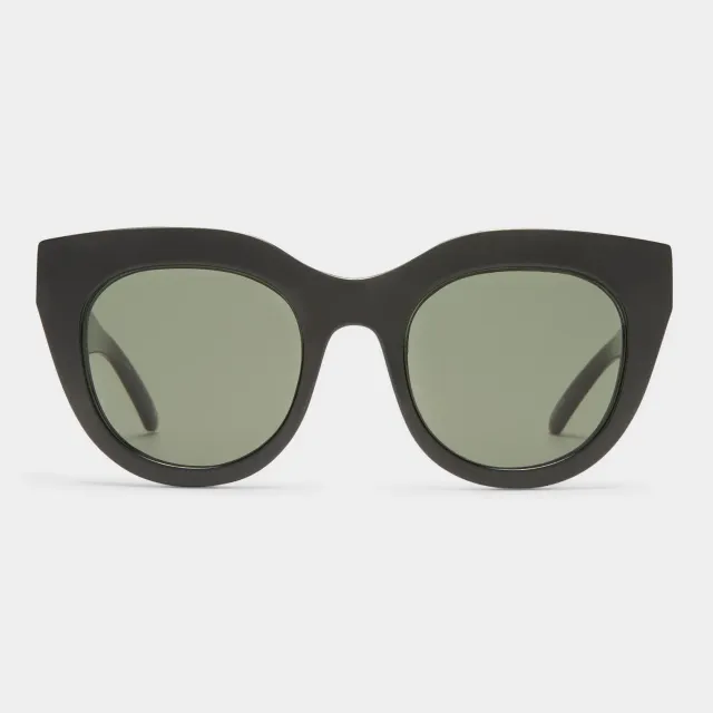 Le Specs Air Heart occhiale da sole black gold oversize