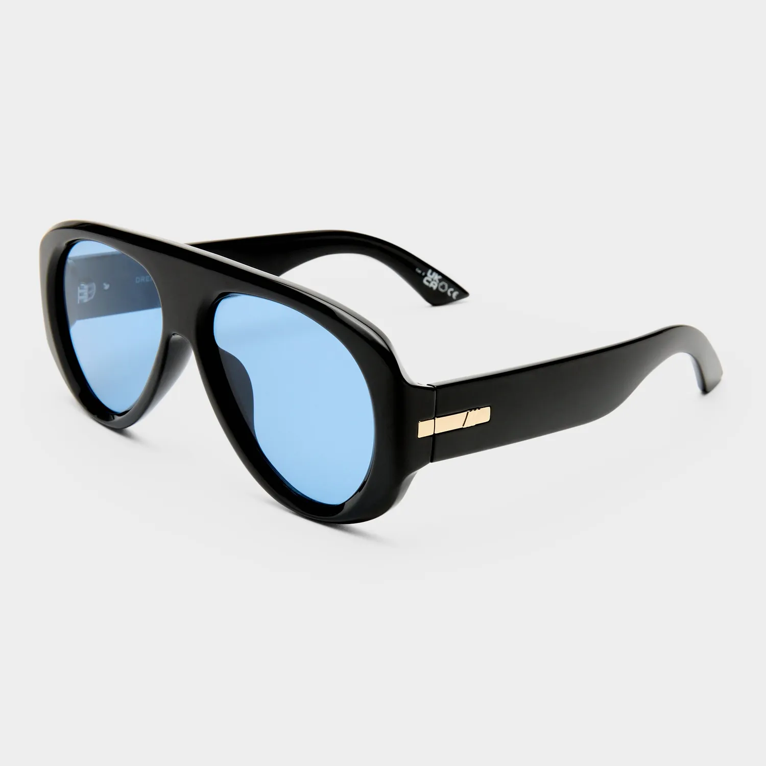 Le Specs Dream Boat occhiali aviator black blue mono