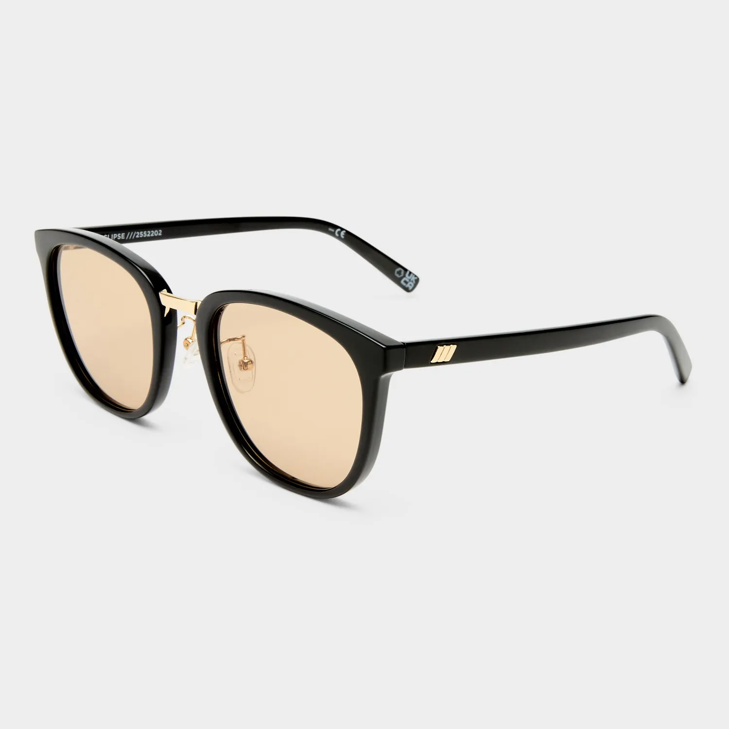 Le Specs Eclipse+ occhiale da sole nero vestibilità larga