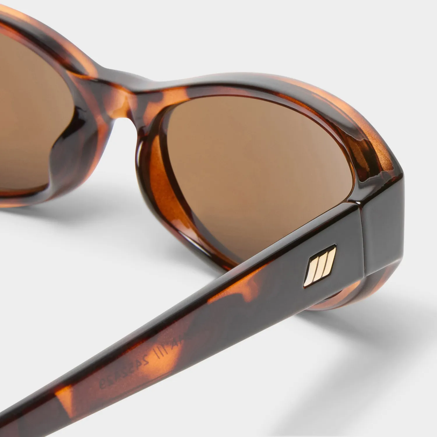 Le Specs Don't Cha occhiale da sole ovale tartarugato