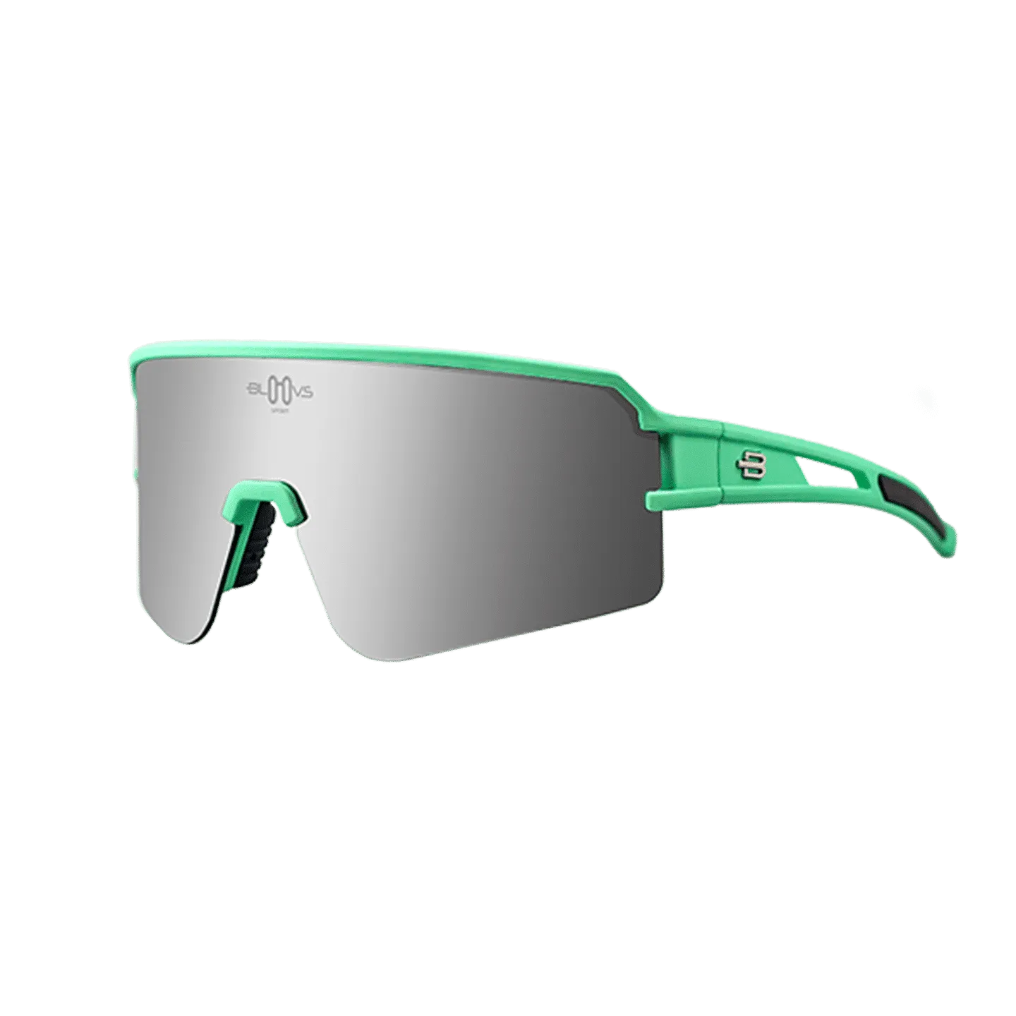 Bloovs Flandes Verde Opaco Argento occhiale sole