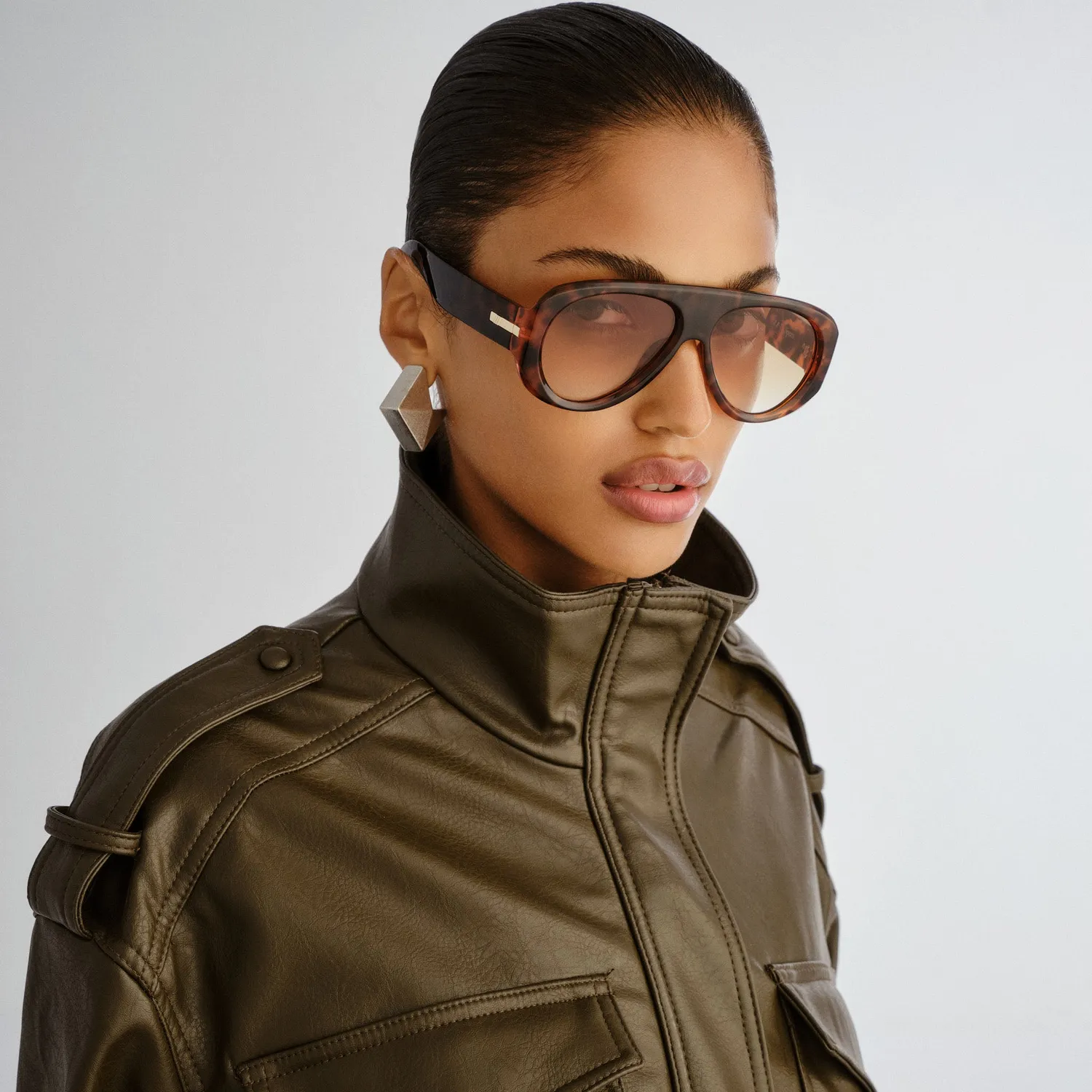 Le Specs Dream Boat occhiale da sole tartarugato aviator