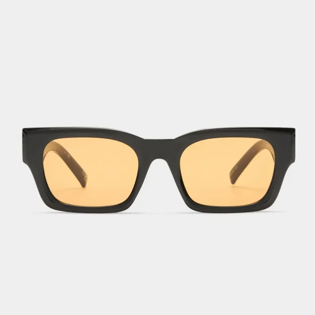 Le Specs Shmood occhiale da sole Black Amber Tint leggero
