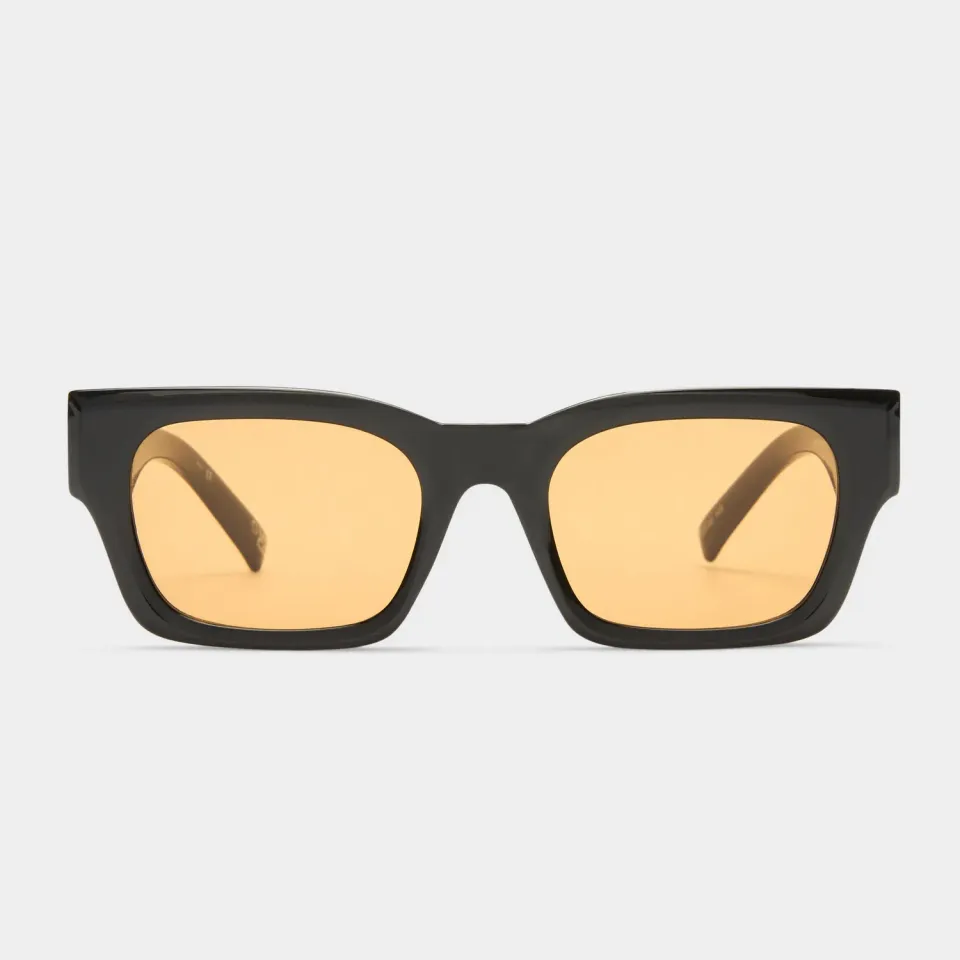 Le Specs Shmood occhiale da sole Black Amber Tint leggero