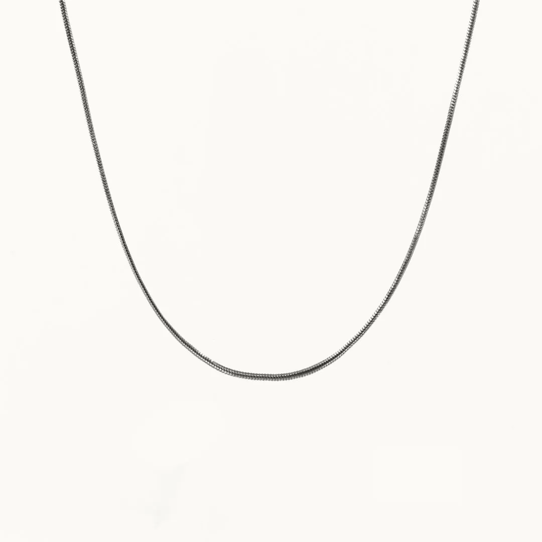 Hemmet Principle Snake Tail Chain collana oro giallo 50 cm