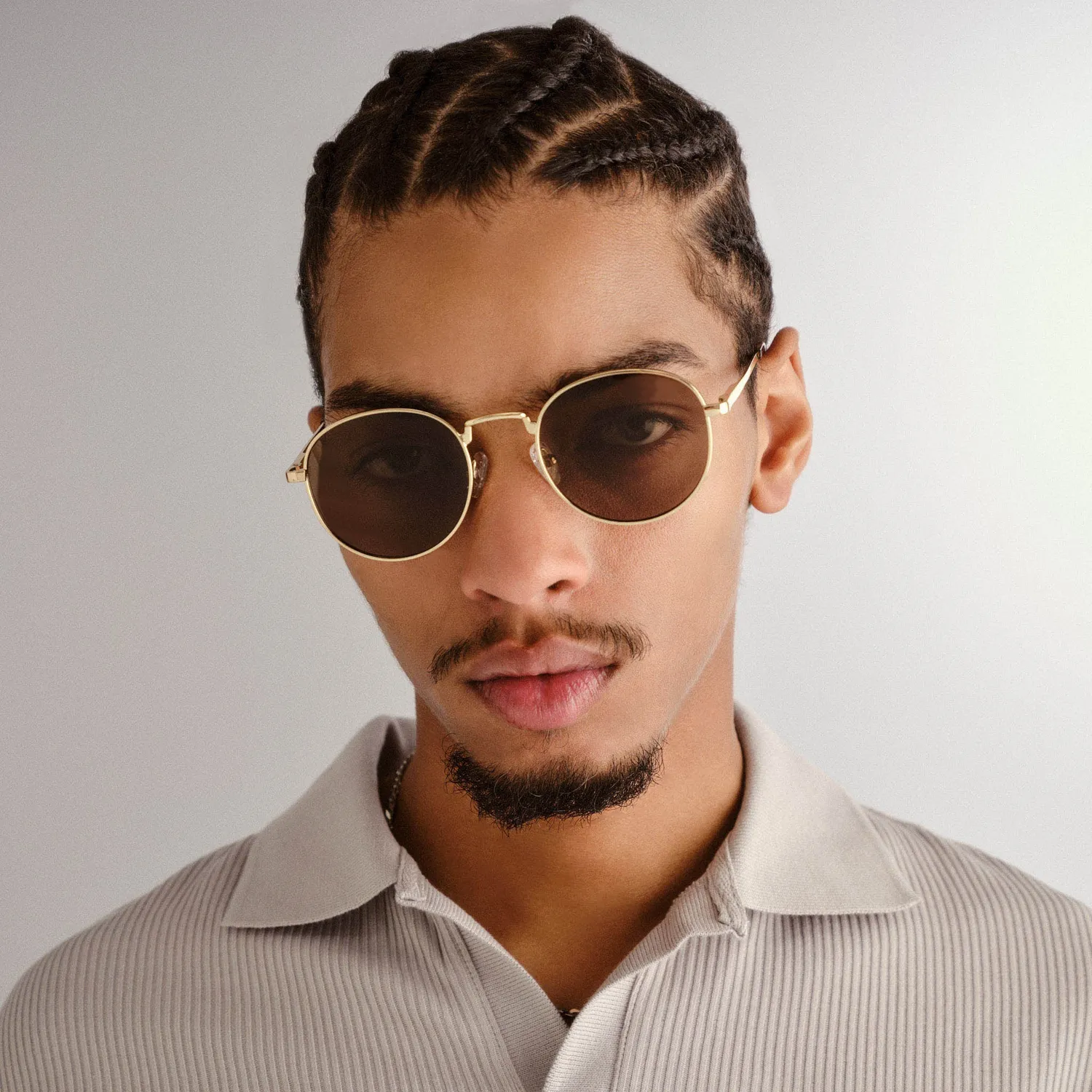 Le Specs Lost Legacy occhiale da sole oro polarizzato