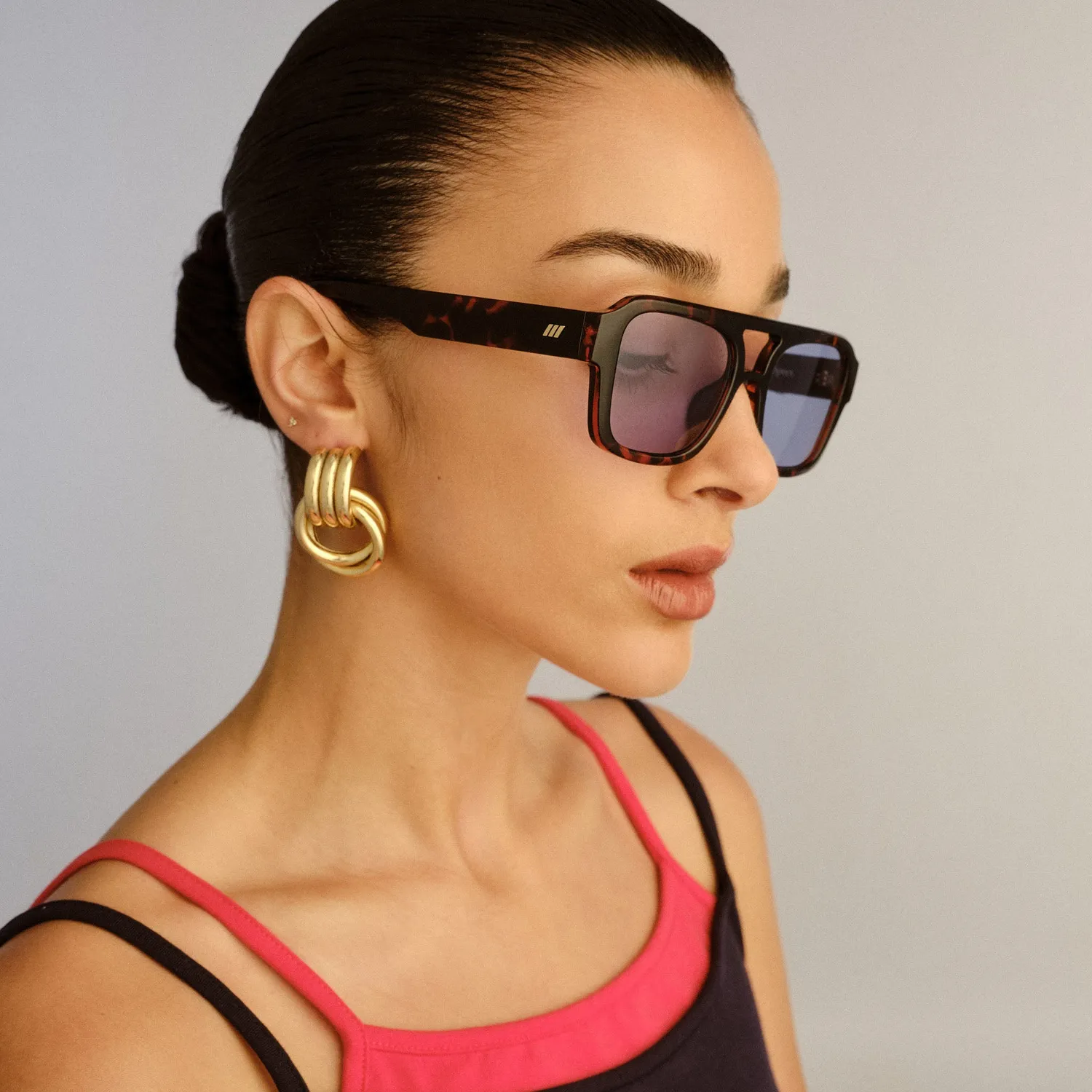 Le Specs Subzero+ occhiale da sole tort aviatore blu