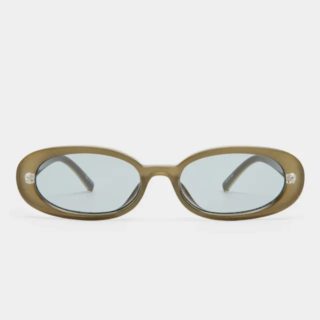 Le Specs Outta Love occhiale da sole olive pearl