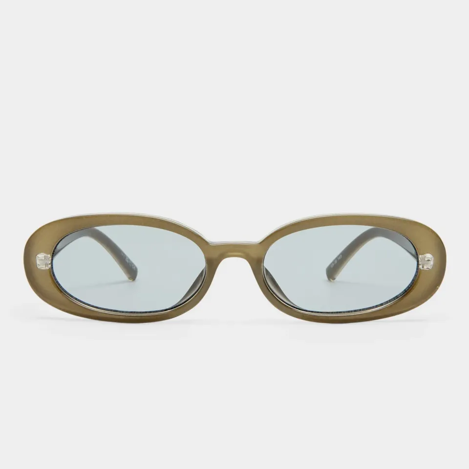 Le Specs Outta Love occhiale da sole olive pearl