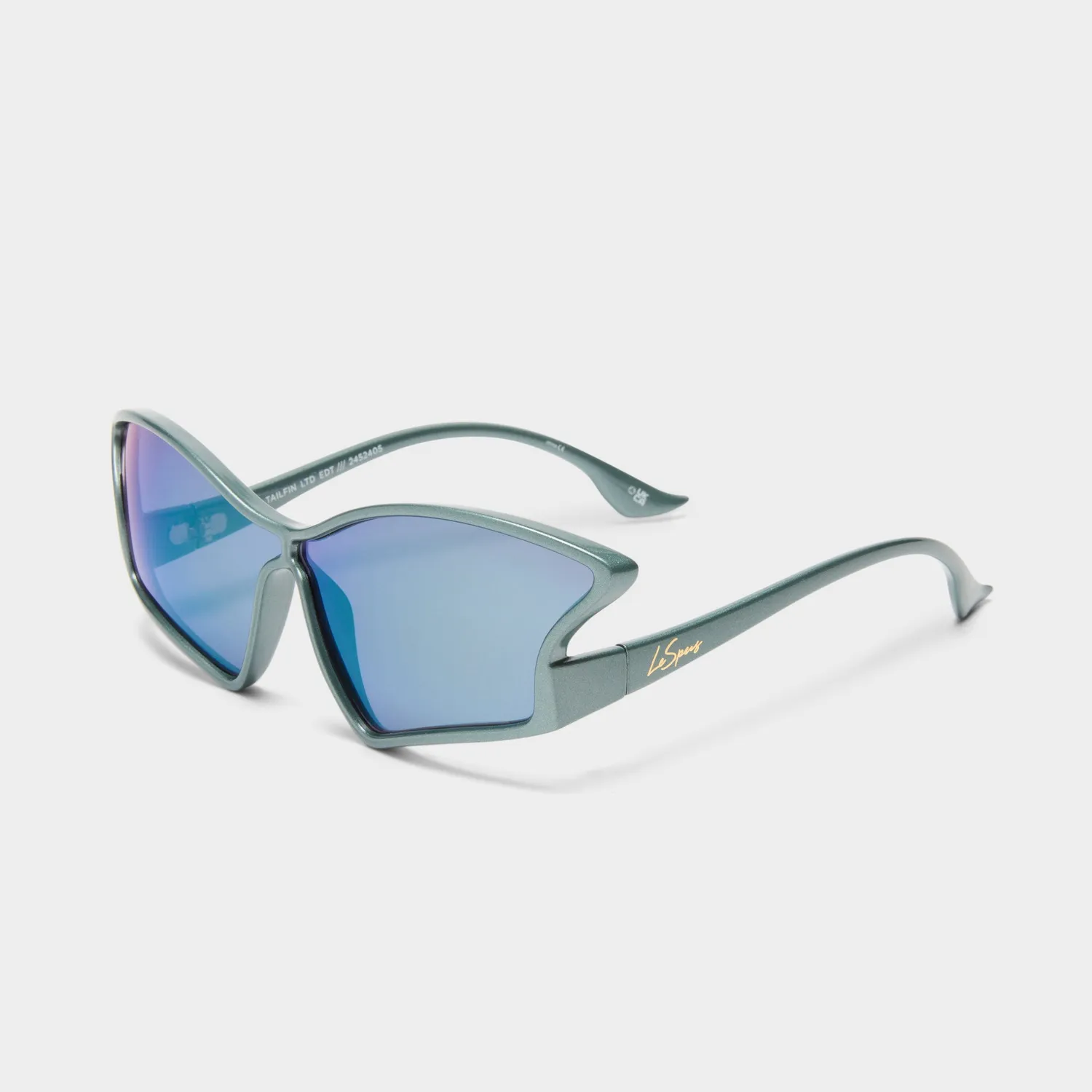 Le Specs Tailfin occhiale da sole blu specchiati