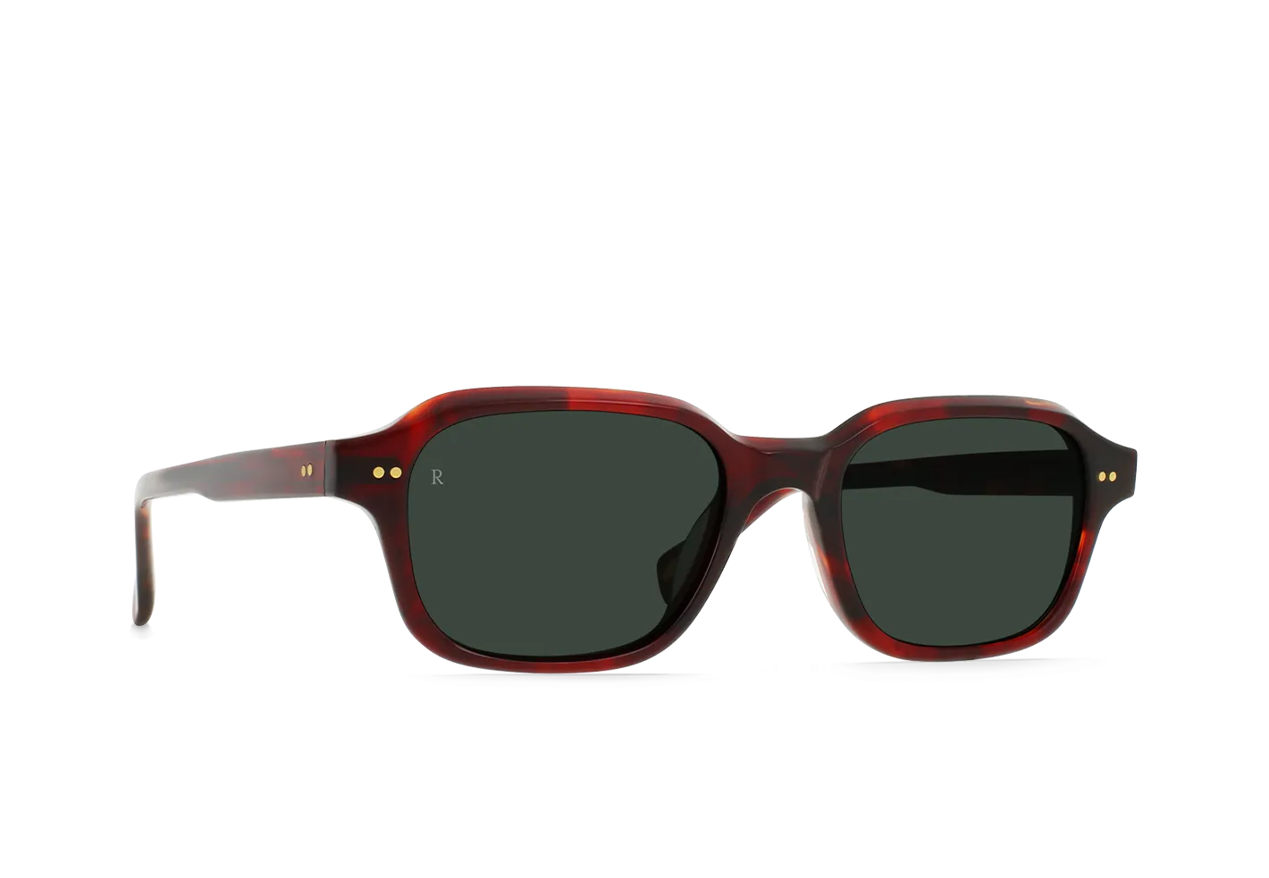 Raen Rhyme 51 occhiale da sole Negroni Green squadrato
