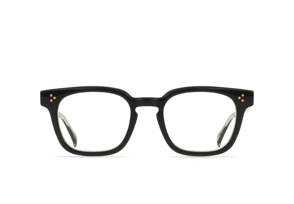 Raen Cy 49 montatura da vista nero acetato