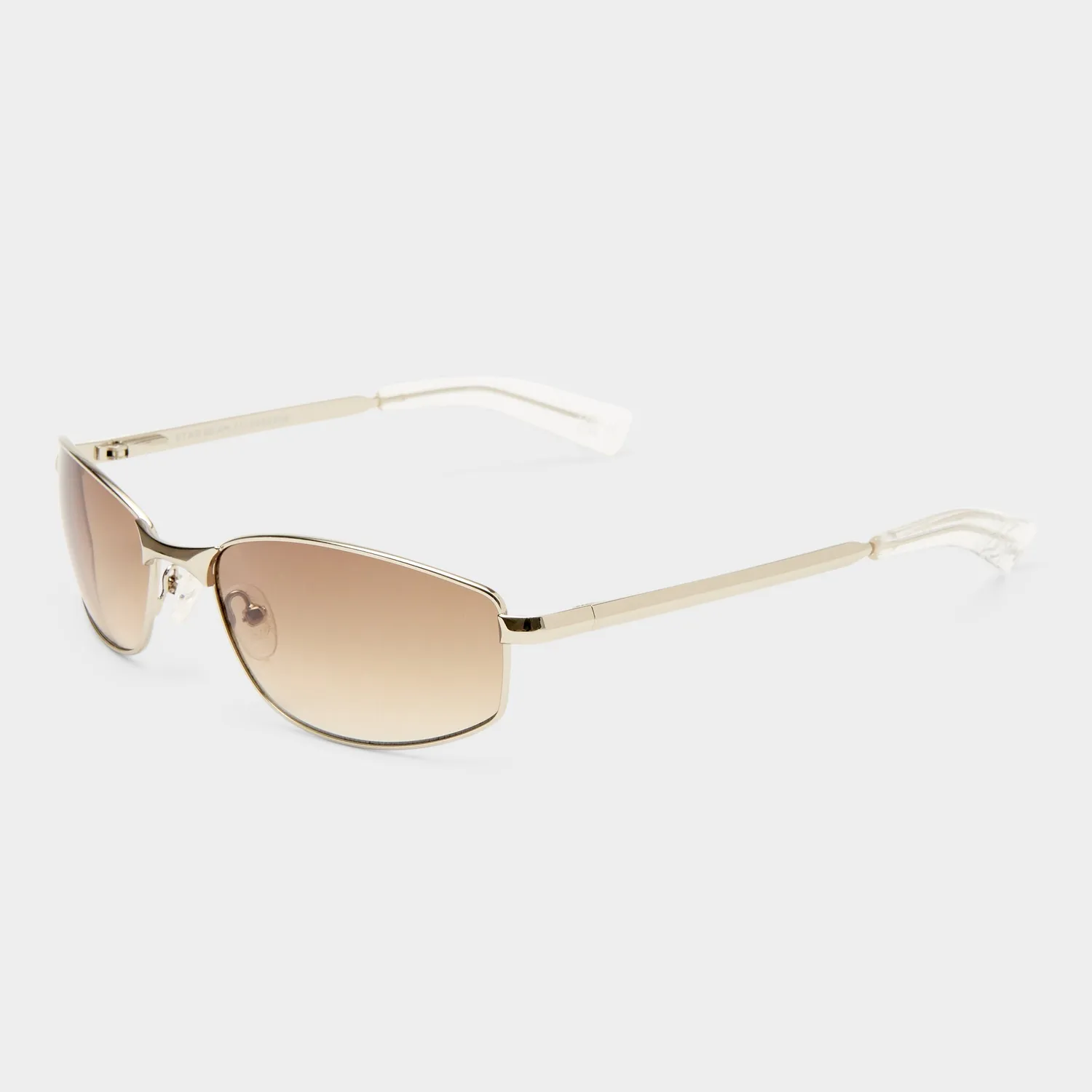 Le Specs Star Beam occhiale da sole argento sfumato