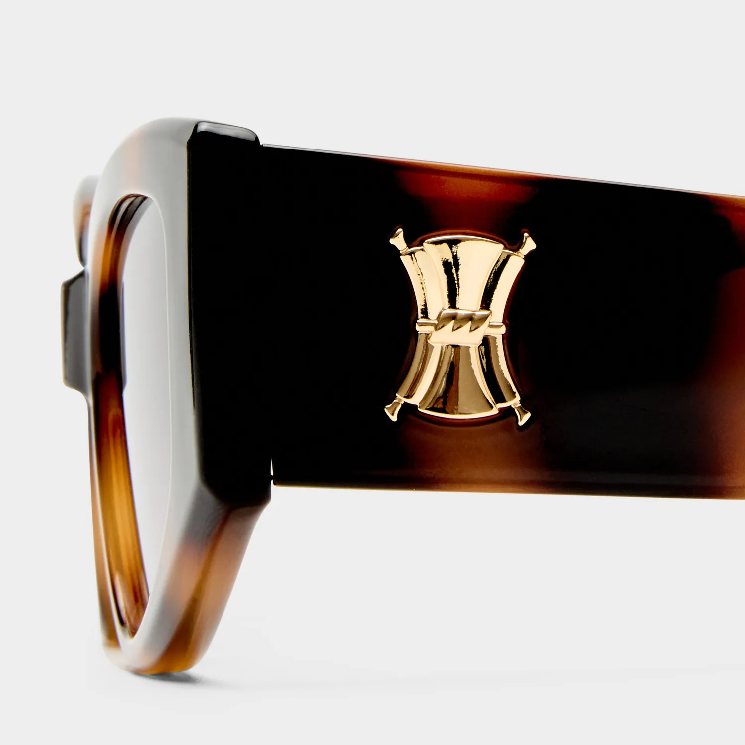 Le Specs The Haunting occhiale da sole tartarugato sfumato