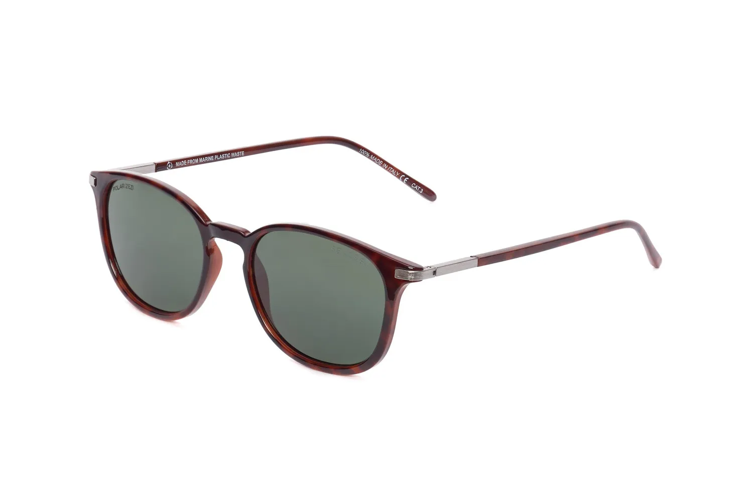 Sea2See Treviso Sun occhiale da sole havana verde G15 polar.
