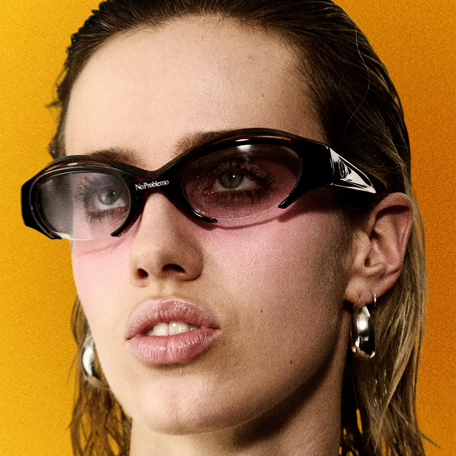 Le Specs Cyborg occhiali da sole tartarugato sfumato