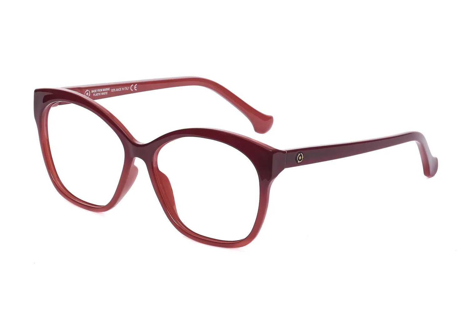 SEA2SEE Panarea montatura da vista nera cat eye leggera
