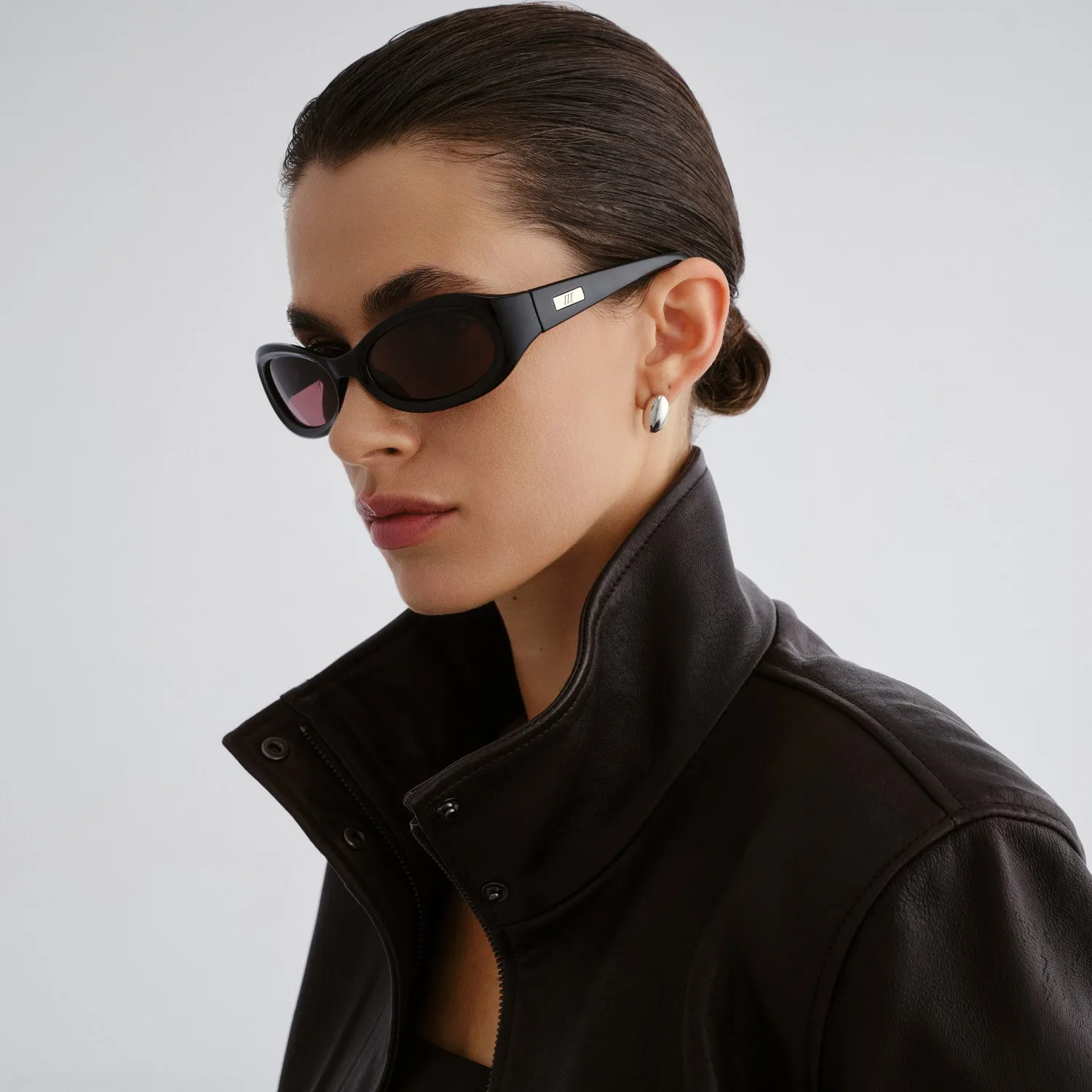Le Specs Nightcrawler occhiali da sole neri avvolgenti