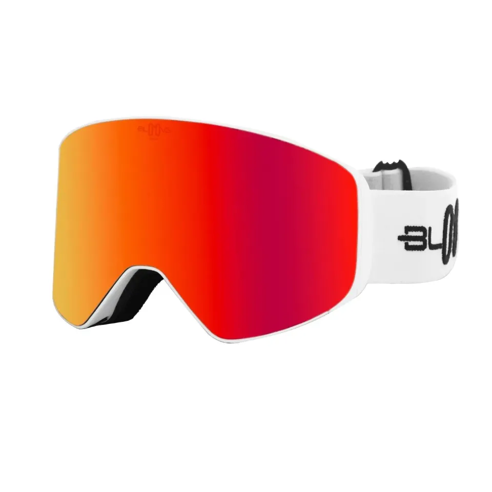 Bloovs Aspen maschera da sci arancio bianco