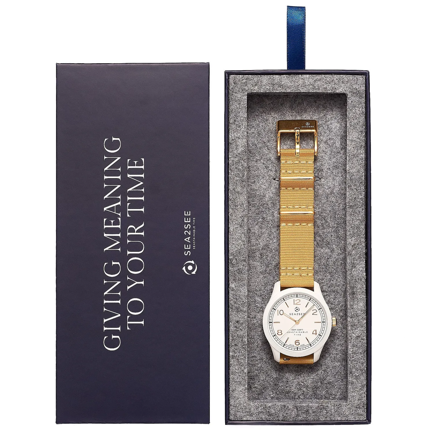 Sea2See Bali 03 orologio 37 mm bianco