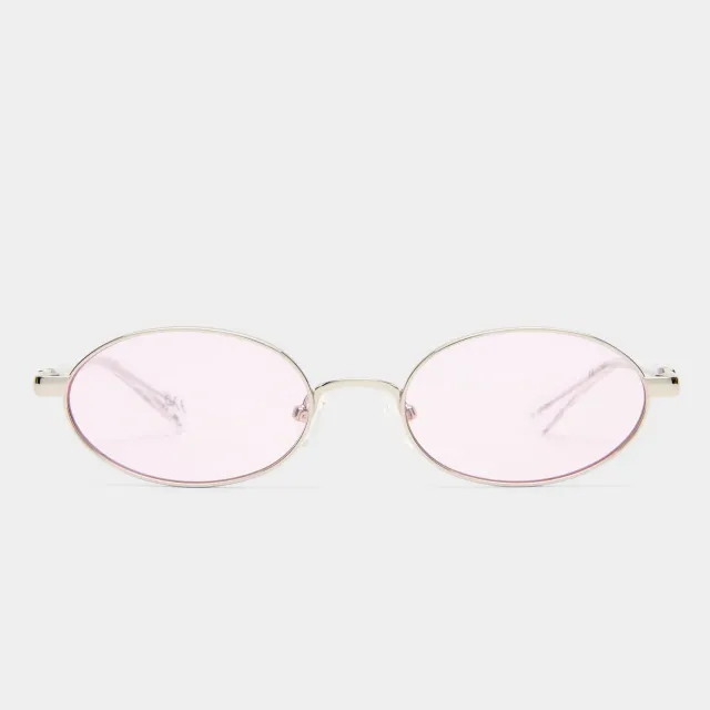 Le Specs Icicle occhiali da sole argento lilla