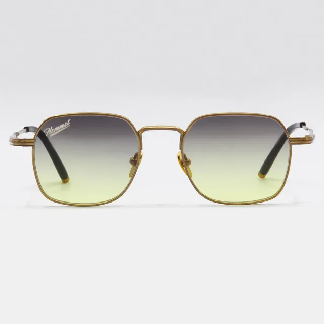 Hemmet HINFINITE Acetate Titanium Gold Yellow occhiali sole