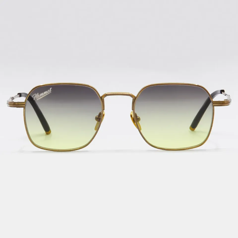 Hemmet HINFINITE Acetate Titanium Gold Yellow occhiali sole