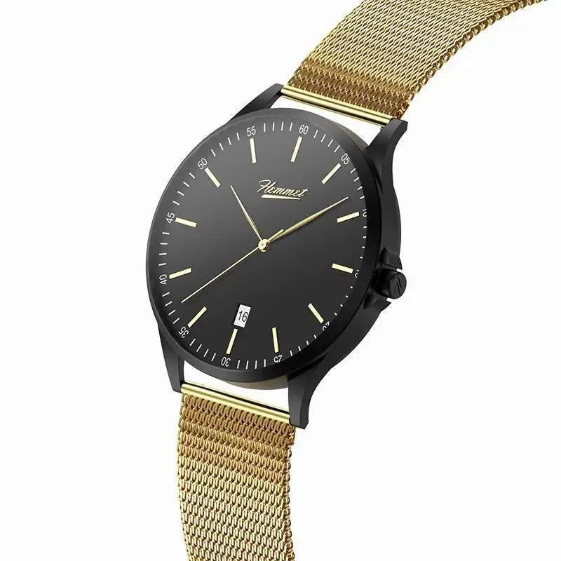Hemmet H Watch Series 2 orologio nero cinturino intercambiabile