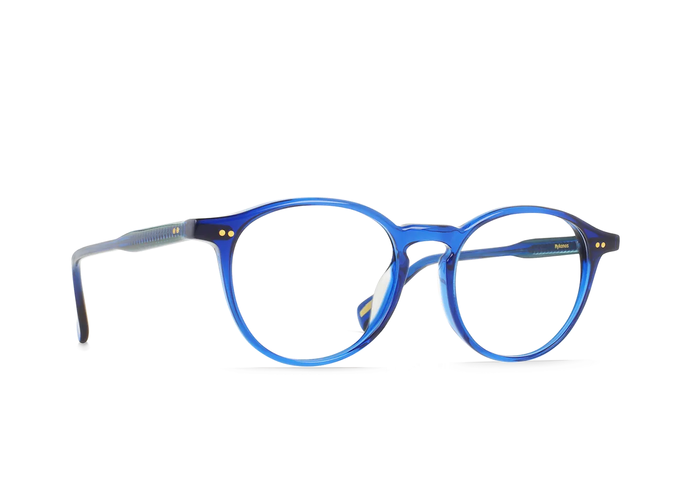 Raen Nevill 50 montatura da vista ovale blu leggera