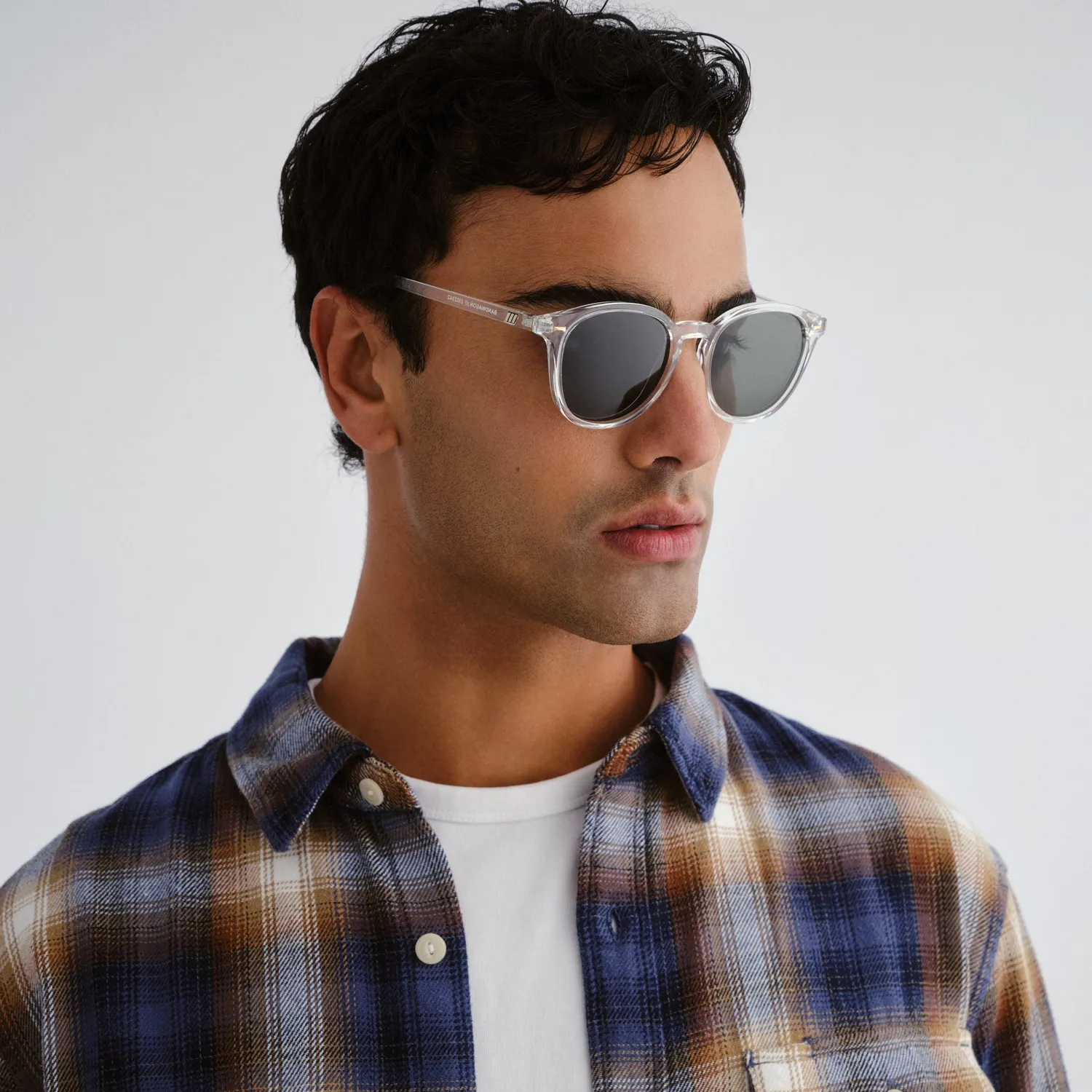 Le Specs Bandwagon occhiale da sole clear polarizzato