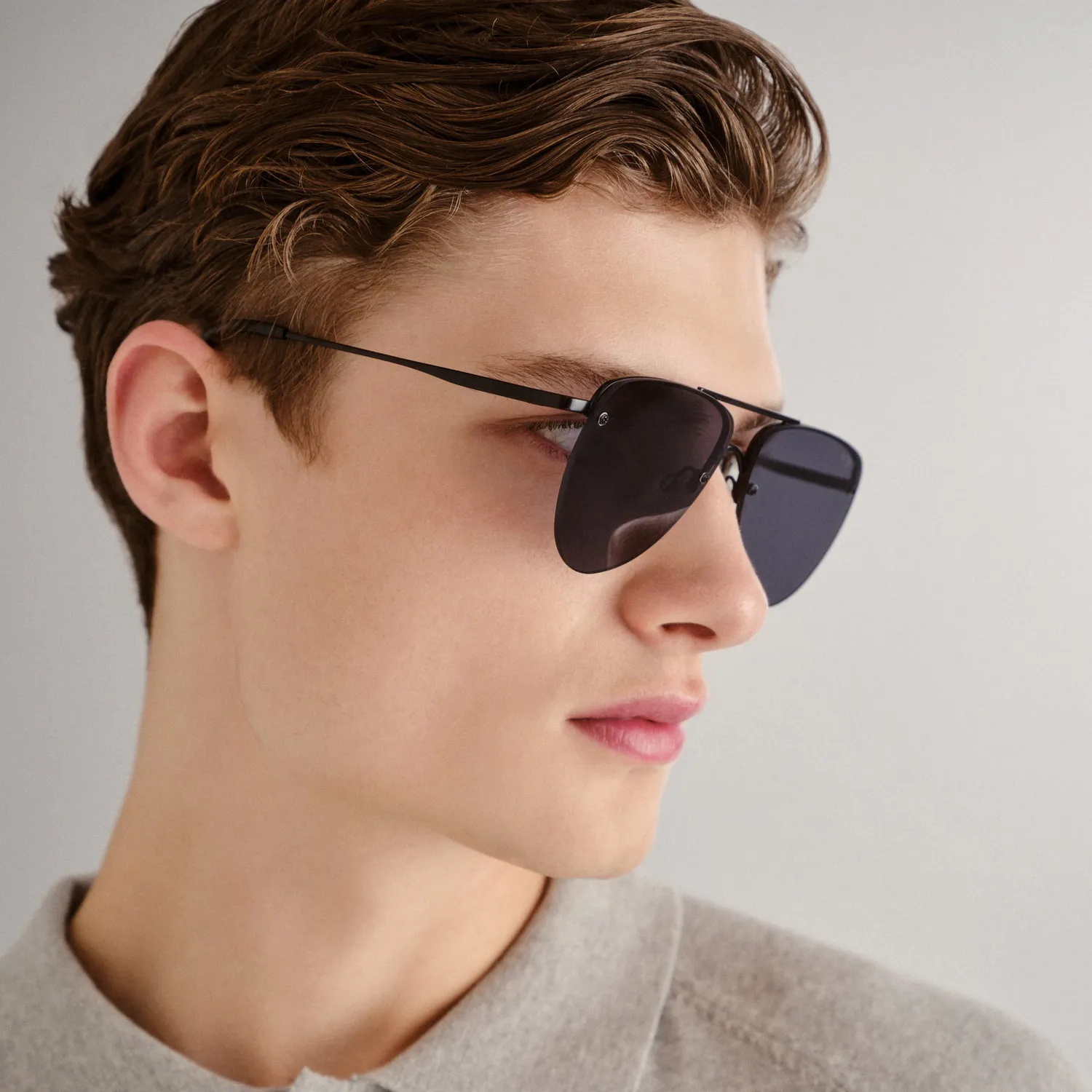 Le Specs The Prince occhiale da sole nero opaco aviatore
