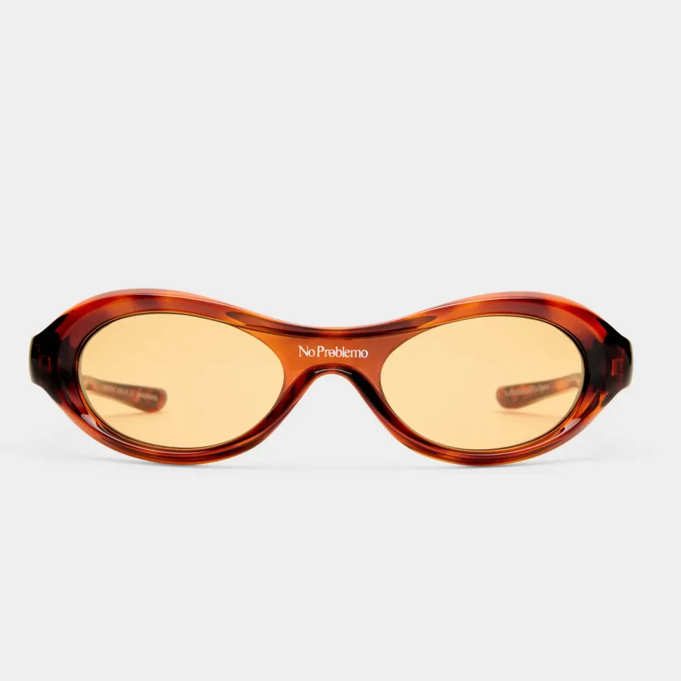 Le Specs Vortex Deux occhiale da sole tartarugato giallo