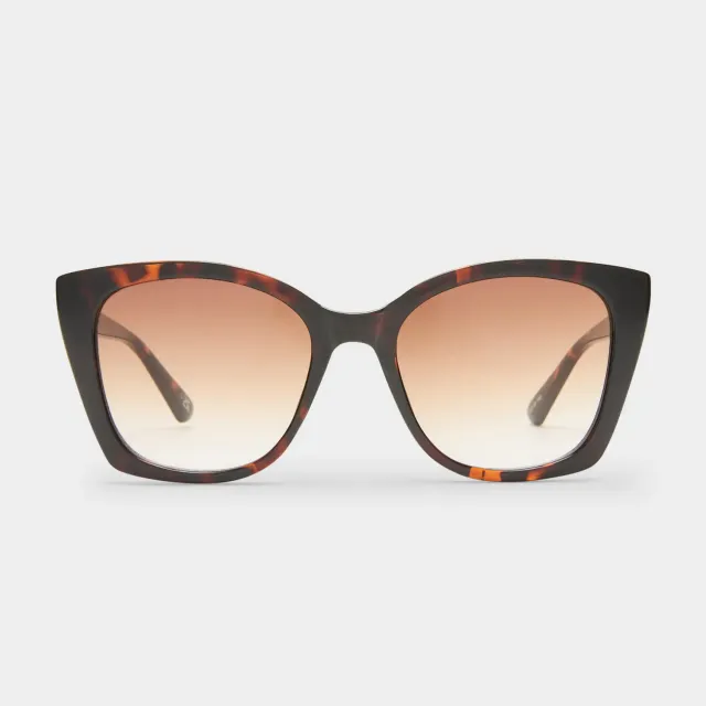 Le Specs Incantation occhiale da sole tartarugato sfumato