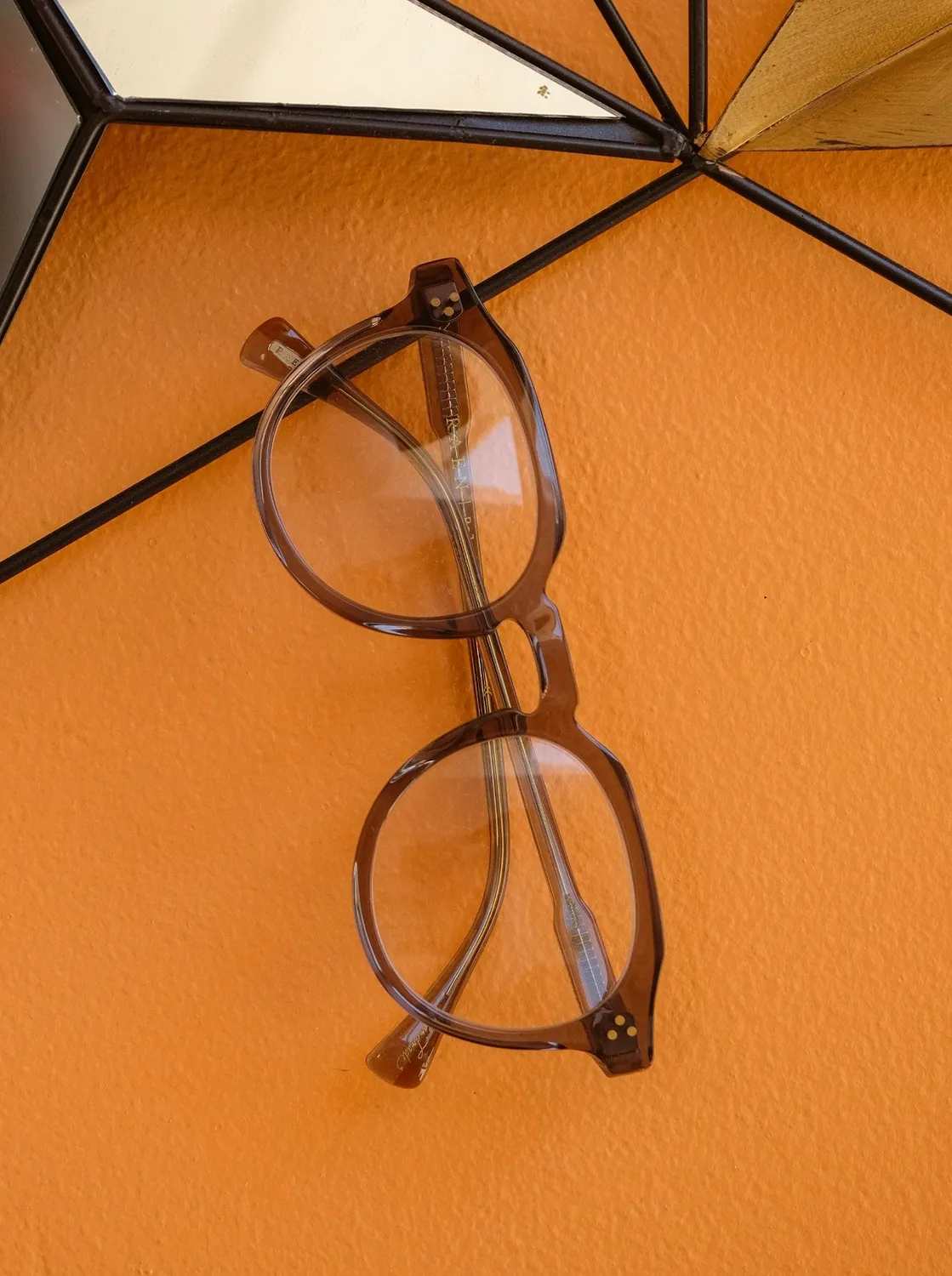 Raen Baley Oxblood Clear montatura da vista 51 acetato