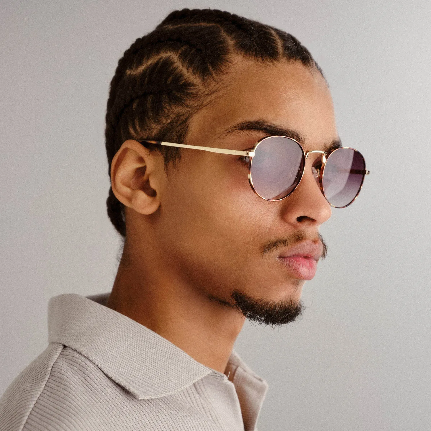 Le Specs Lost Legacy occhiali da sole rotondi oro