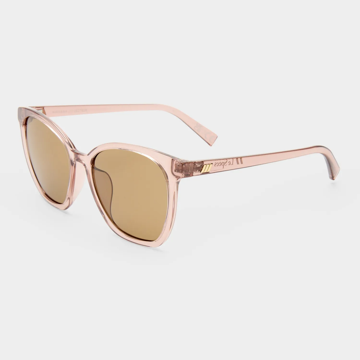 Le Specs Nirvana occhiali da sole rosa marrone rotondo