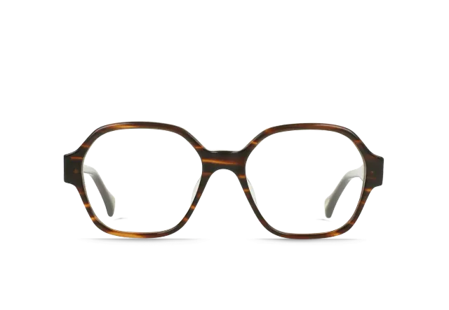 Raen Ellex 52 montatura da vista marrone stretta