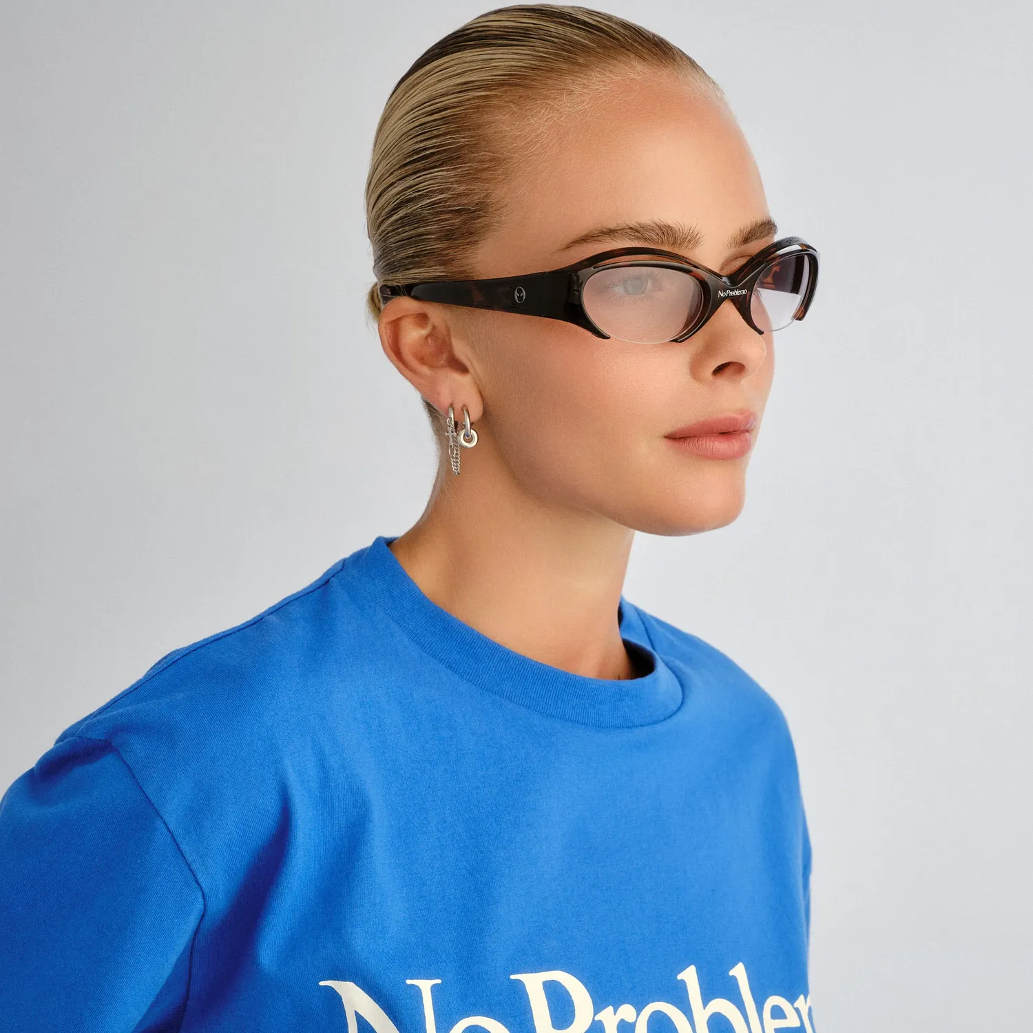 Le Specs Cyborg occhiali da sole tartarugato sfumato