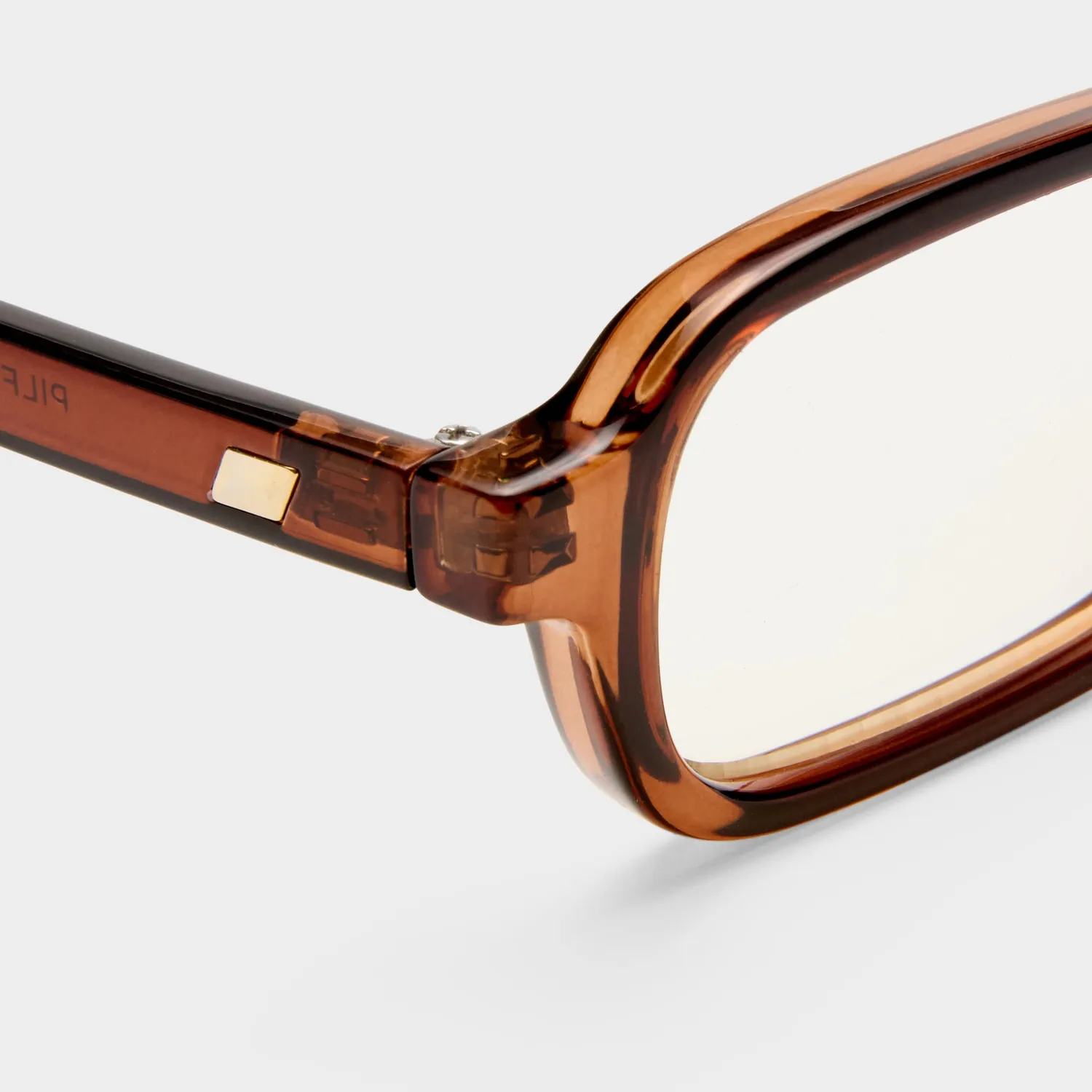 Le Specs Pilferer occhiali luce blu chestnut unisex