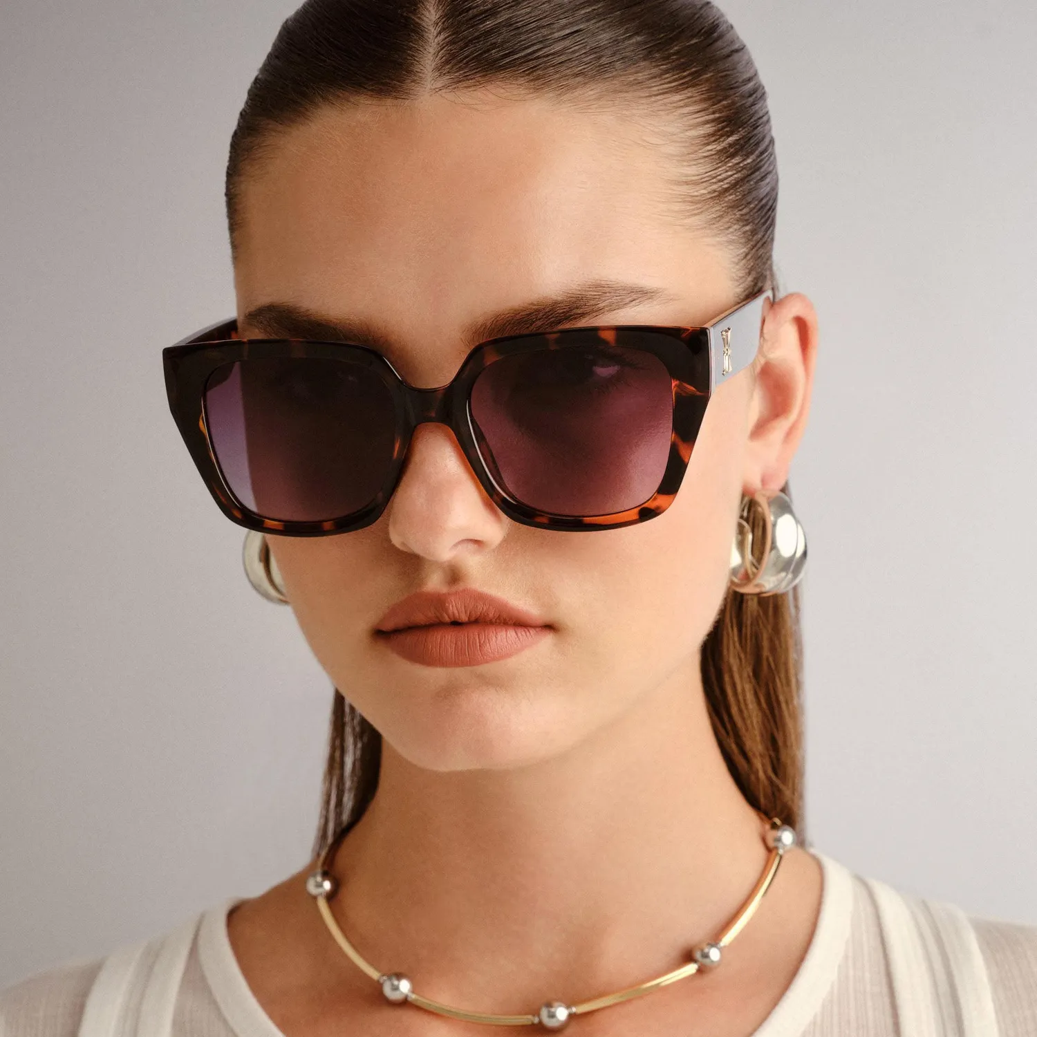 Le Specs The Illusion occhiali da sole tort sfumati