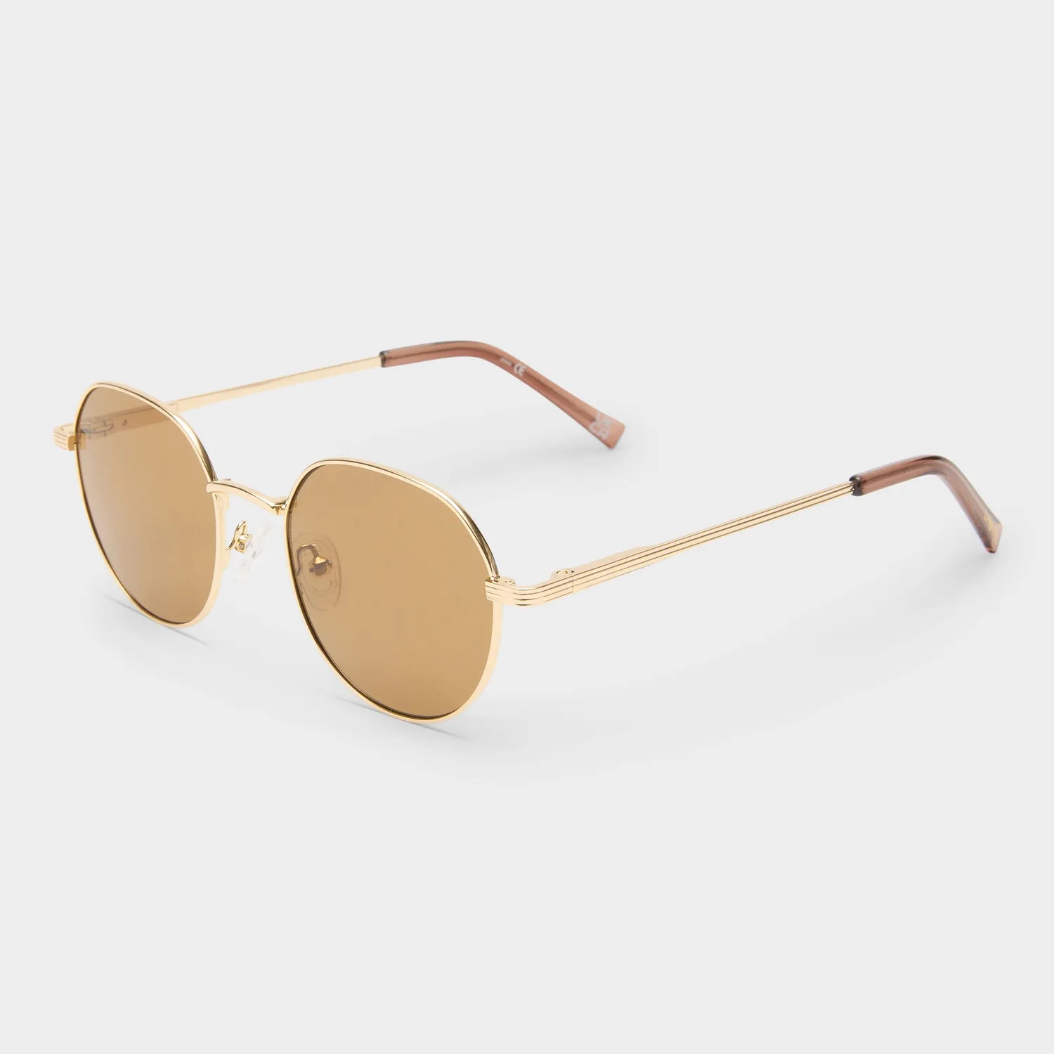 Le Specs Odyssey occhiali da sole gold rotondi
