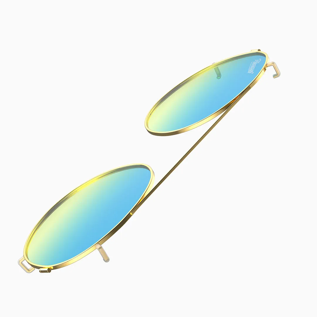 Hemmet Clip-on Series 2 S2 SUN Acid Blue clip-on argento