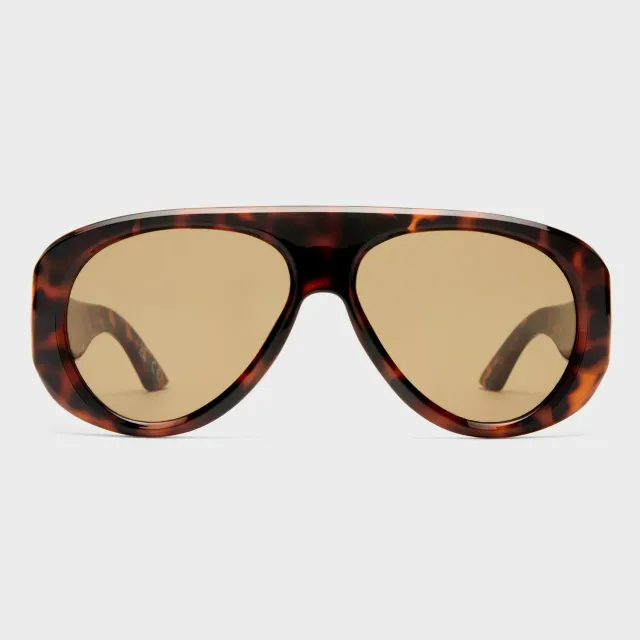 Le Specs Dream Boat occhiale da sole tartarugato aviatore