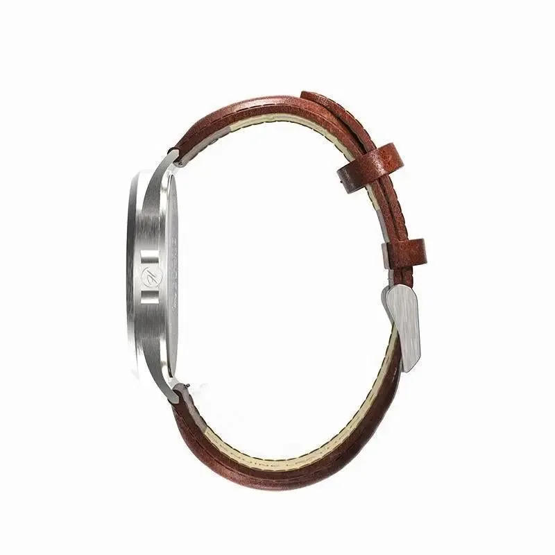 Hemmet H Watch Series 2 orologio nero cinturino pelle