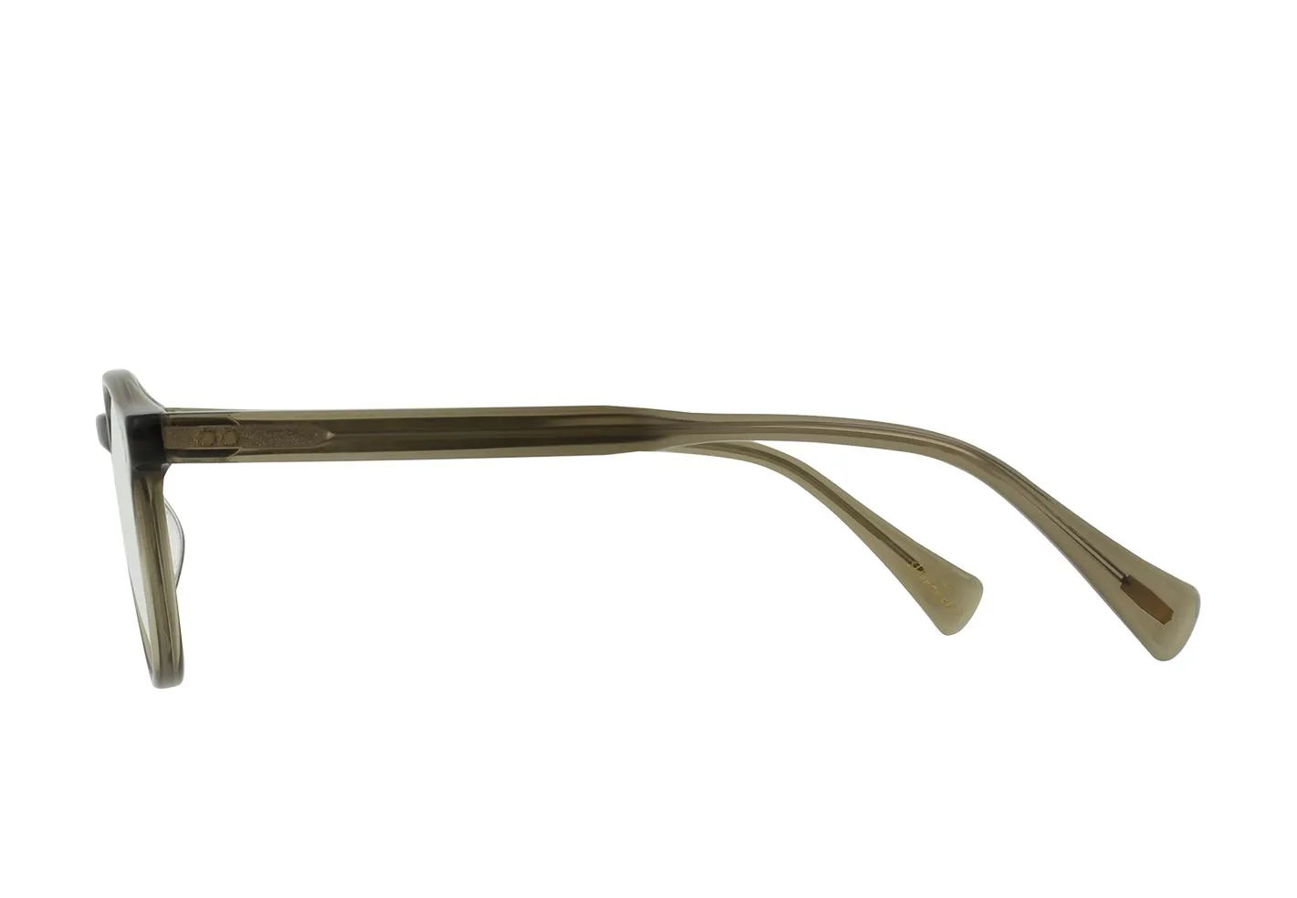 Raen Beal montatura da vista Khaki Crystal 50 rotonda