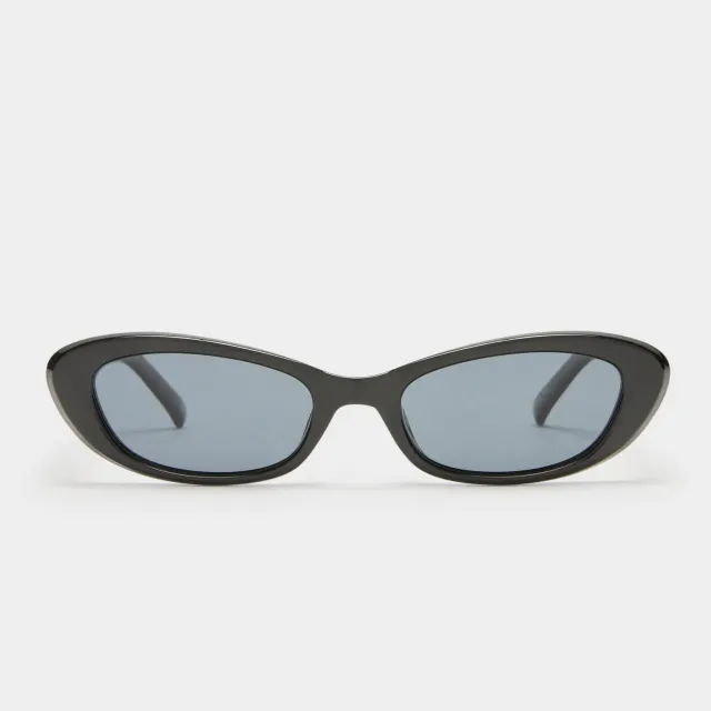 Le Specs The Whisperer occhiali da sole nero occhio gatto