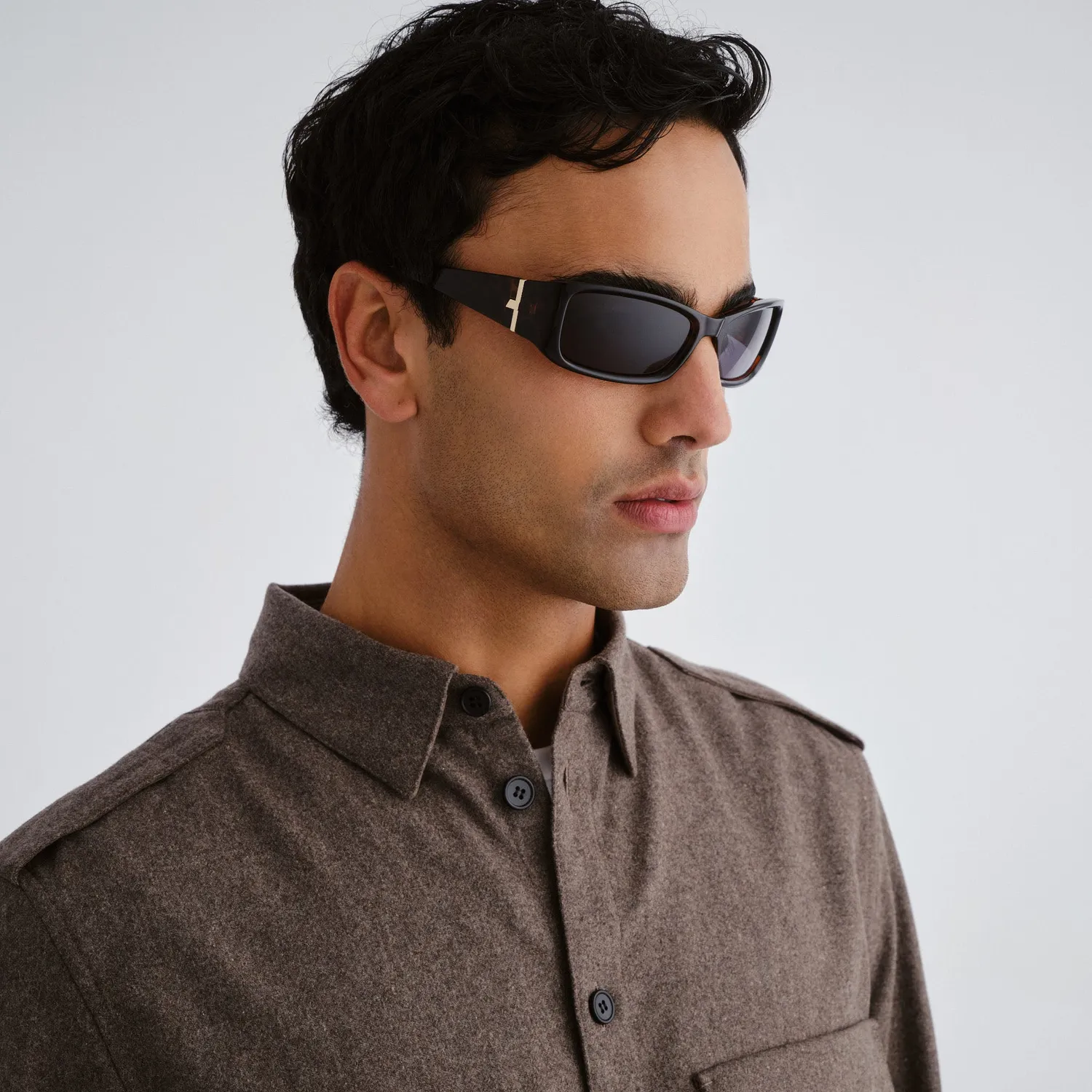 Le Specs Du Jour occhiali da sole tortoiseshell wrap