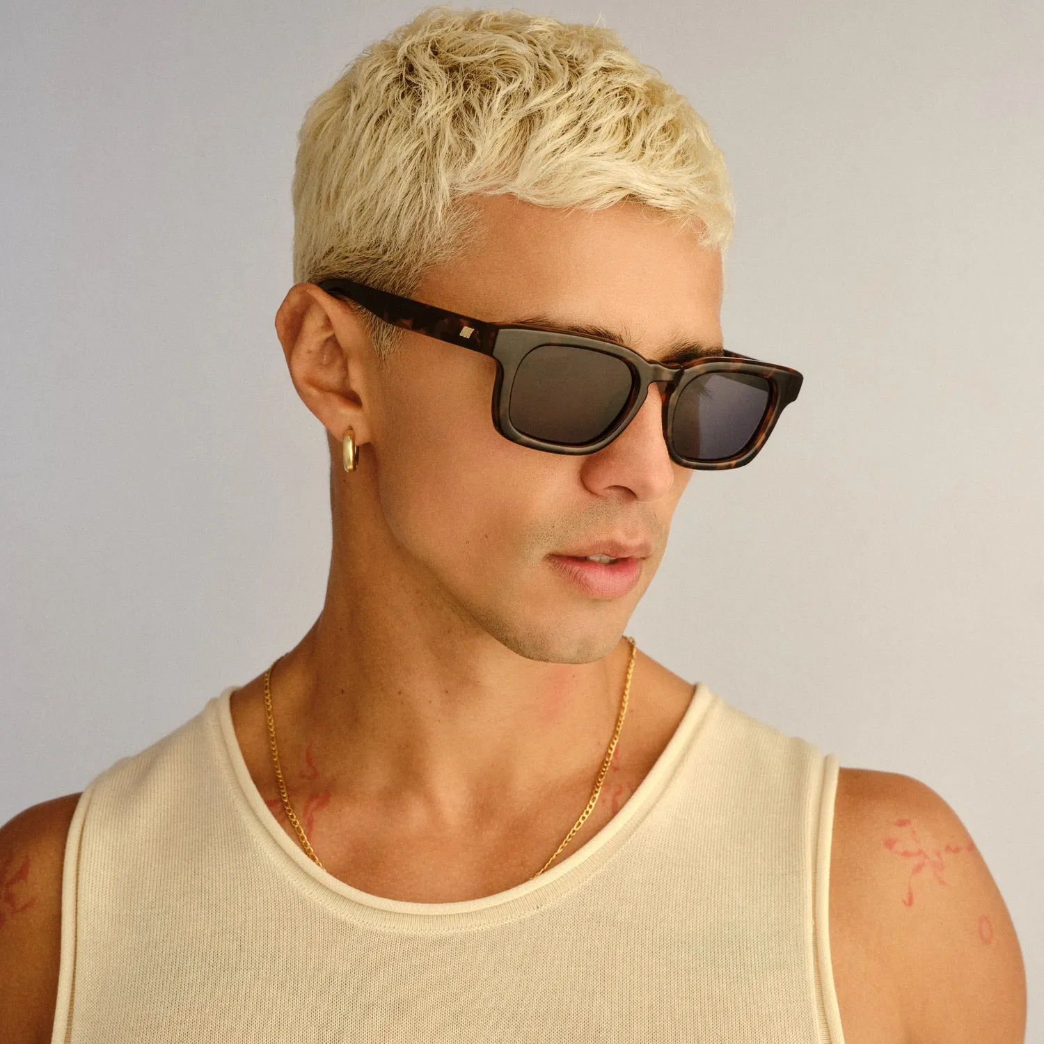 Le Specs Iceberg occhiale da sole tokyo tartaruga fumo